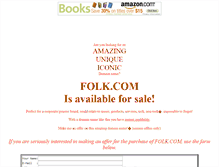 Tablet Screenshot of folk.com