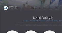 Desktop Screenshot of folk.com.pl