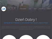 Tablet Screenshot of folk.com.pl